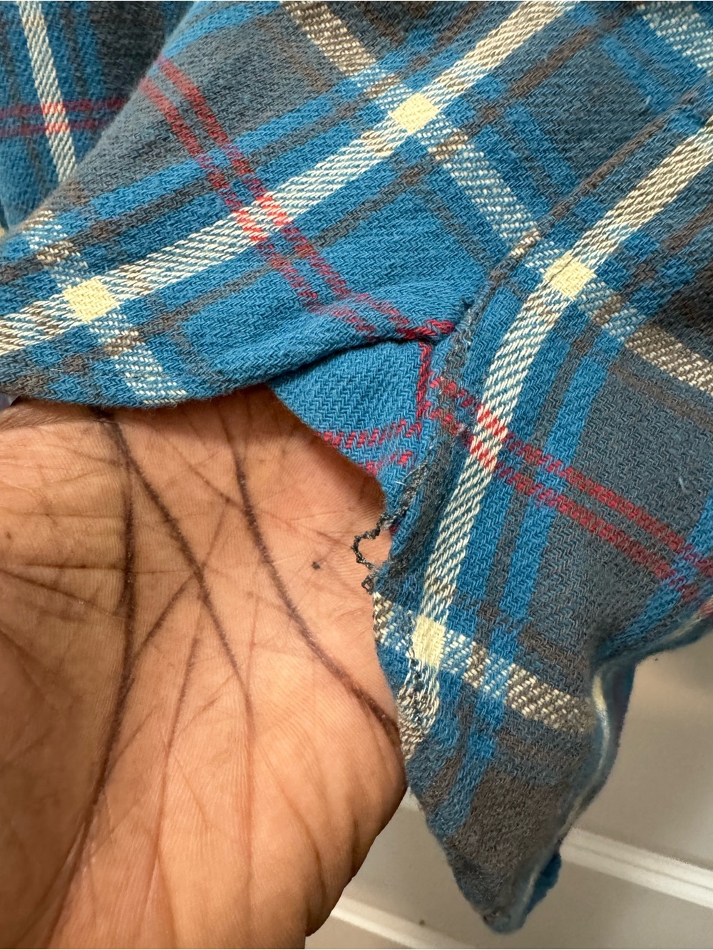 Vintage Ralph Lauren Double RL RRL Blue Flannel Shirt - Picture 10 of 12